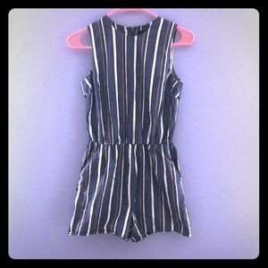 Striped romper
